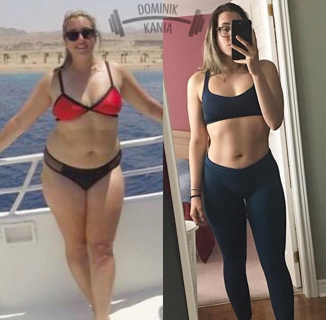 Metamorfoza sylwetki kobiety – odchudzanie i trening personalny Bielsko, Karolina W